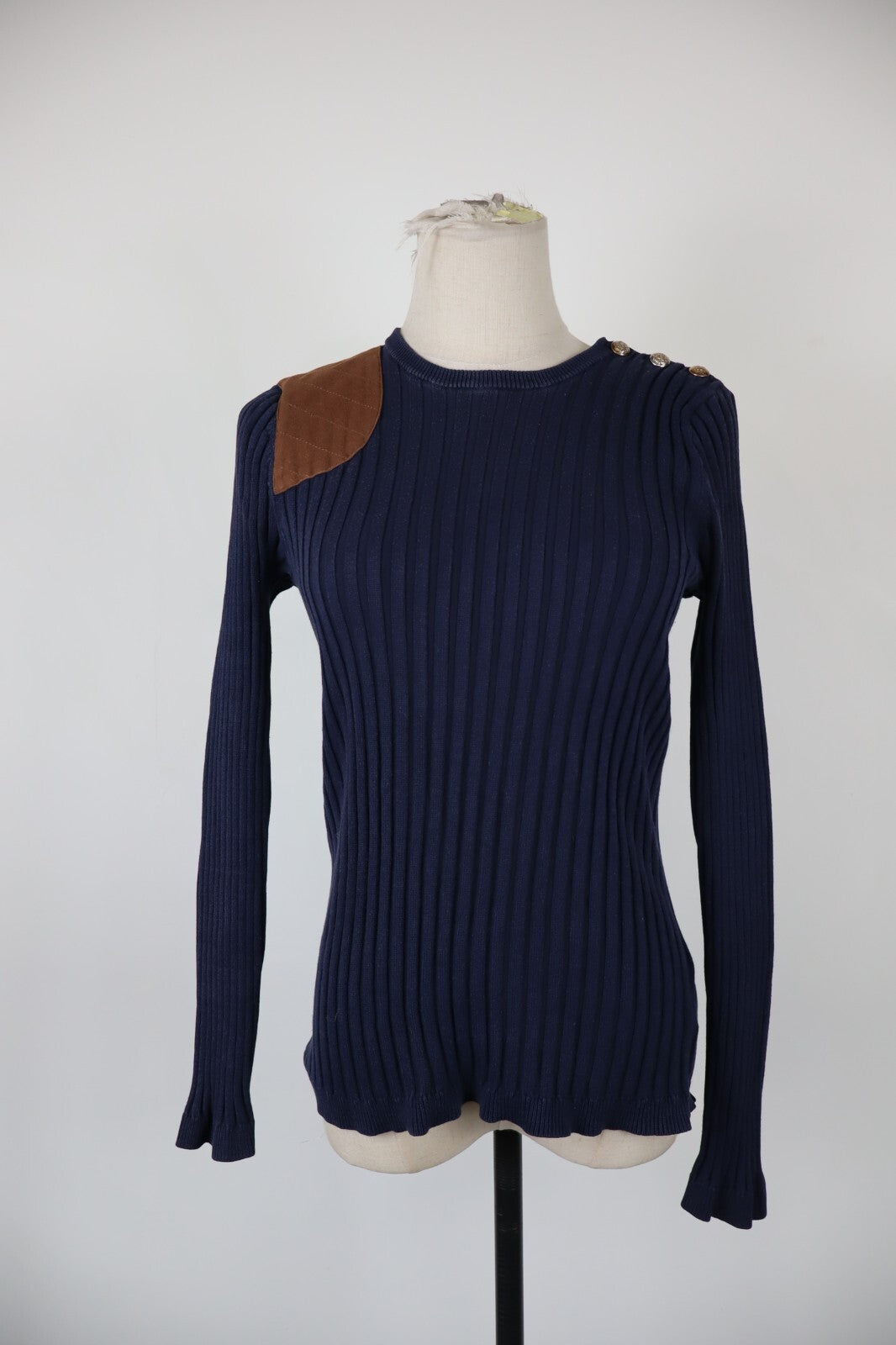 RALPH LAUREN MAGLIA DONNA TG. S WOMAN CASUAL VINTAGE T-SHIRT COTONE COTTON