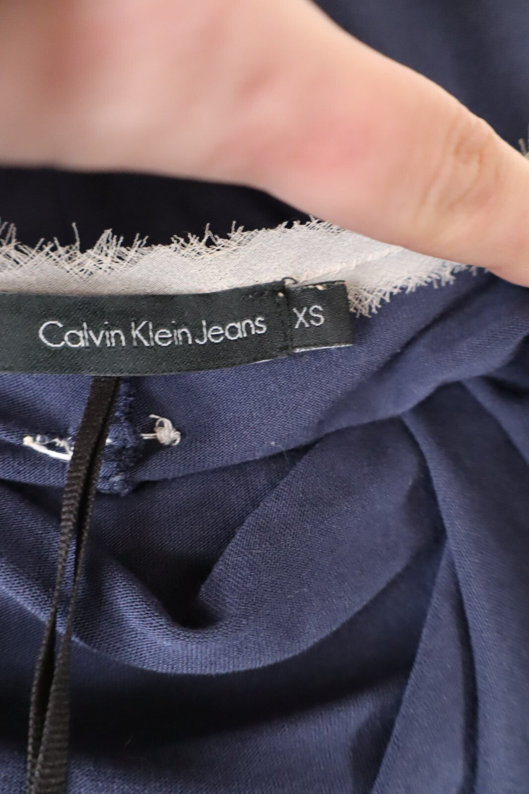 CALVIN KLEIN MAGLIA DONNA TG. XS WOMAN CASUAL VINTAGE T-SHIRT TOP