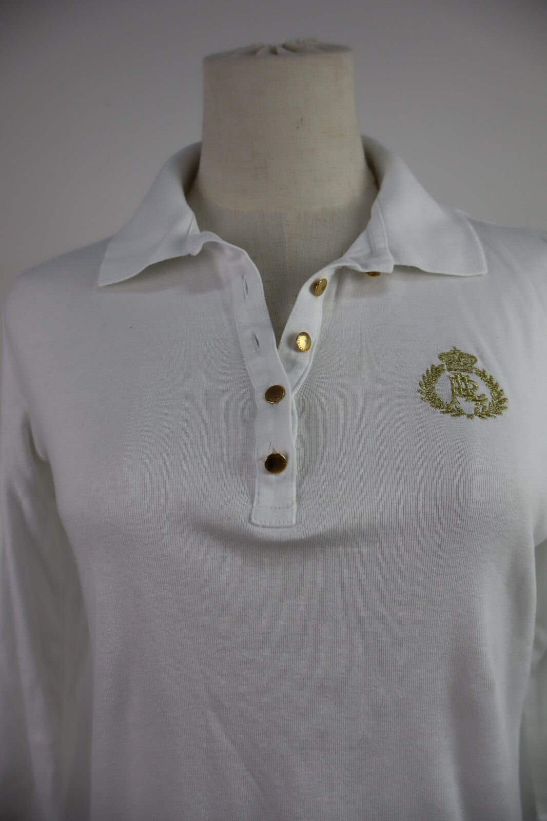 RALPH LAUREN POLO DONNA MAGLIA COTONE TG. S WOMAN COTTON SHIRT CASUAL VINTAGE