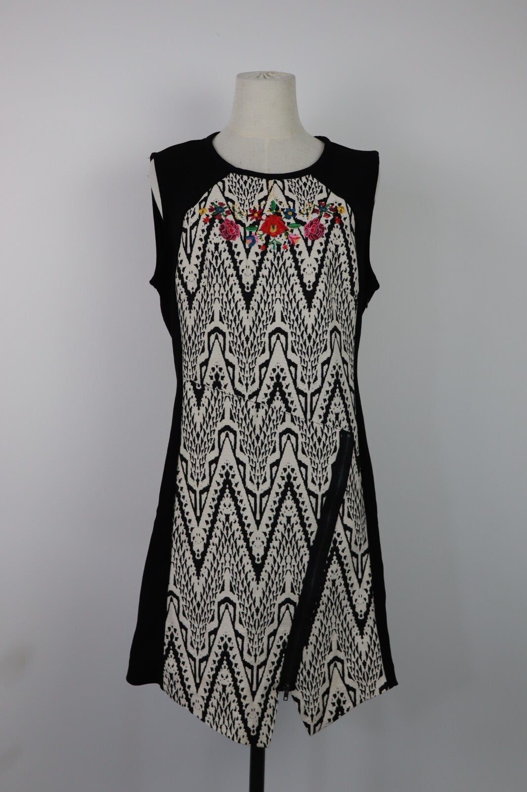 DESIGUAL VESTITO ABITO DONNA TG. 44 WOMAN CASUAL VINTAGE DRESS