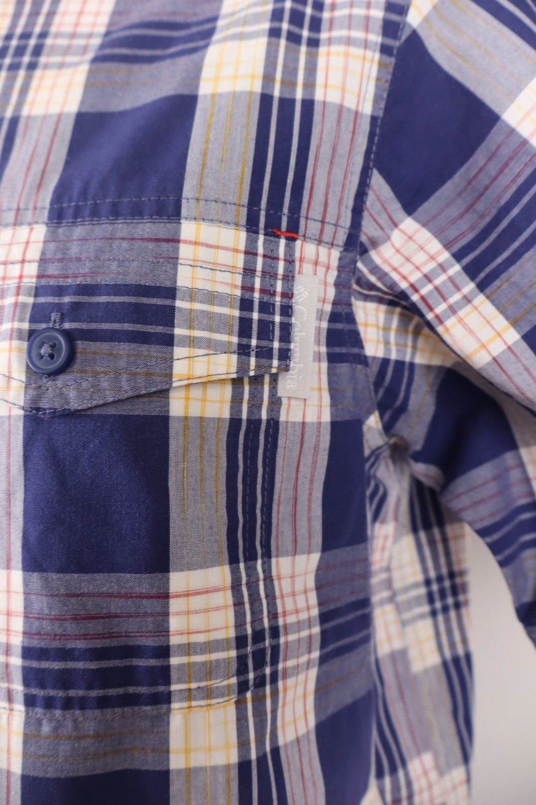 COLUMBIA OMNI-WICK CAMICIA UOMO TG. M MAN CASUAL SPORTSWEAR VINTAGE SHIRT COTONE