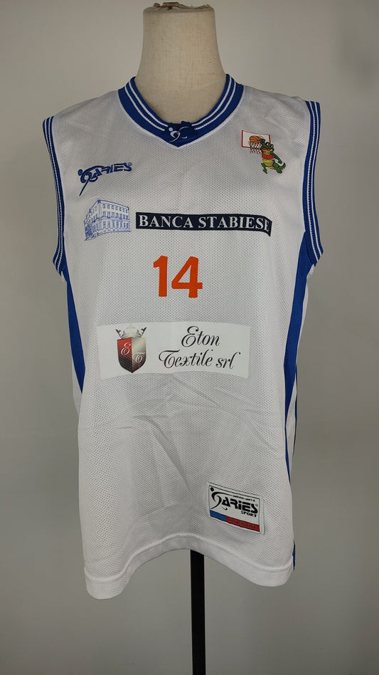 ARIES STABIA N. 14 CANOTTA MAGLIA DONNA BASKET INDOSSATA TG S SPORT