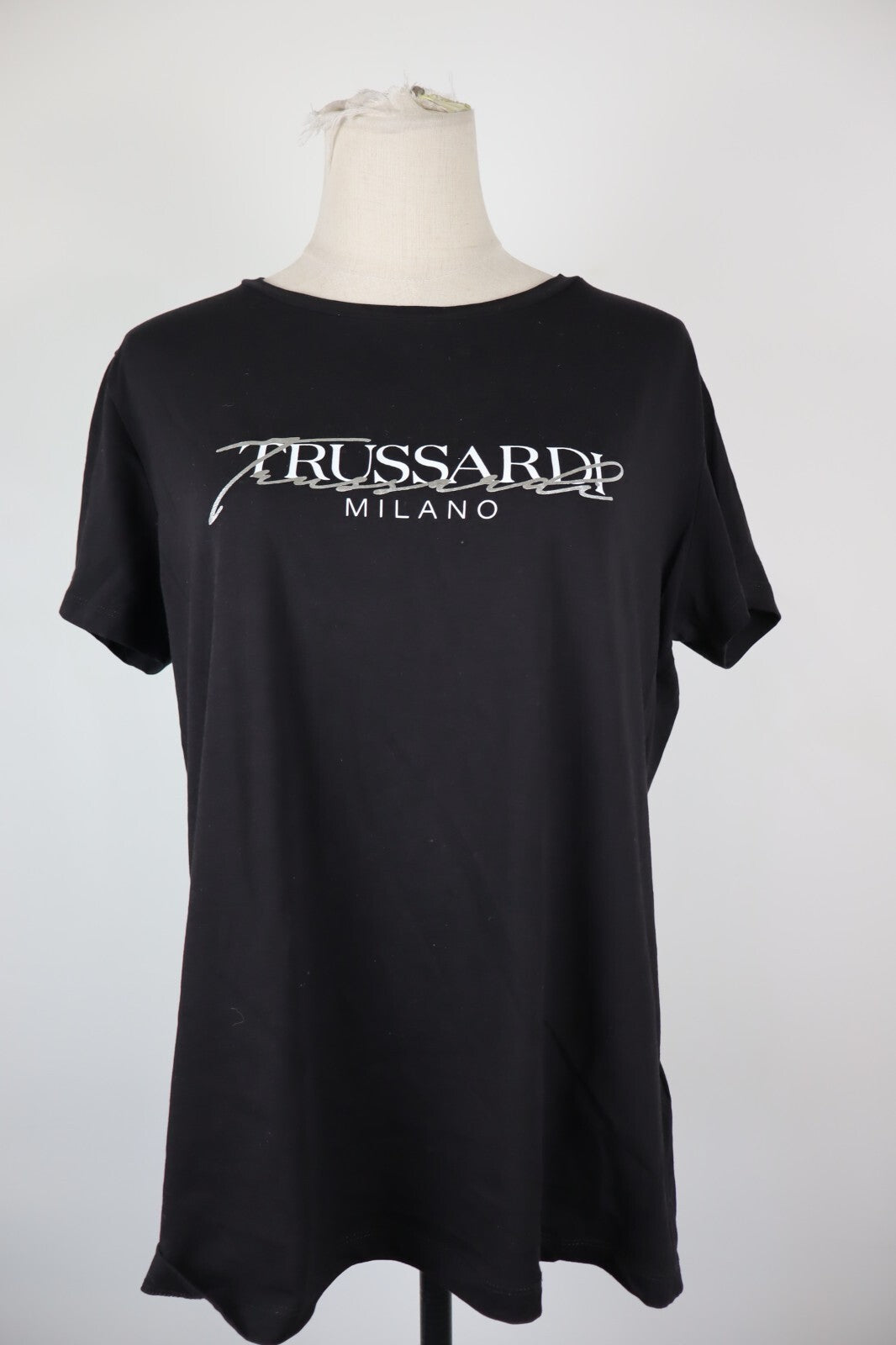 TRUSSARDI MAGLIA DONNA TG. 2XL WOMAN CASUAL VINTAGE T-SHIRT COTONE COTTON