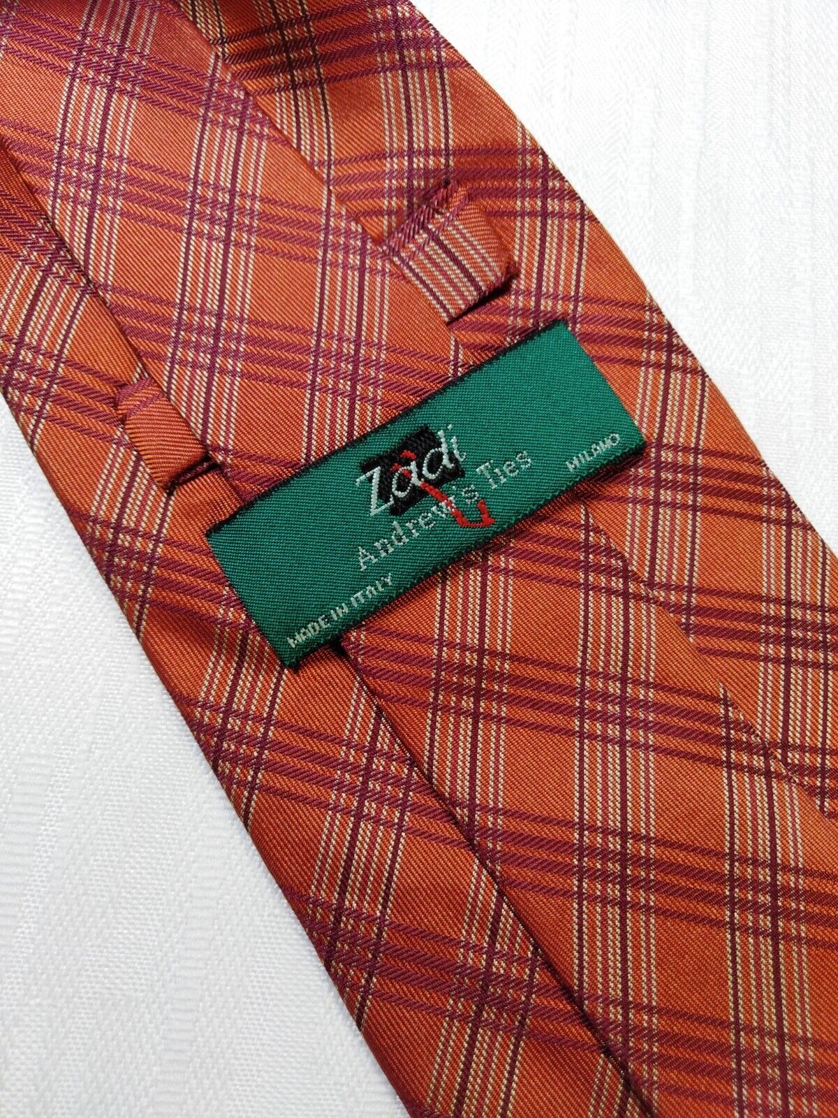 ANDREW'S TIE MILANO 100% SILK TIE SETA CRAVATTA NECKTIE MADE IN ITALY CLASSIC