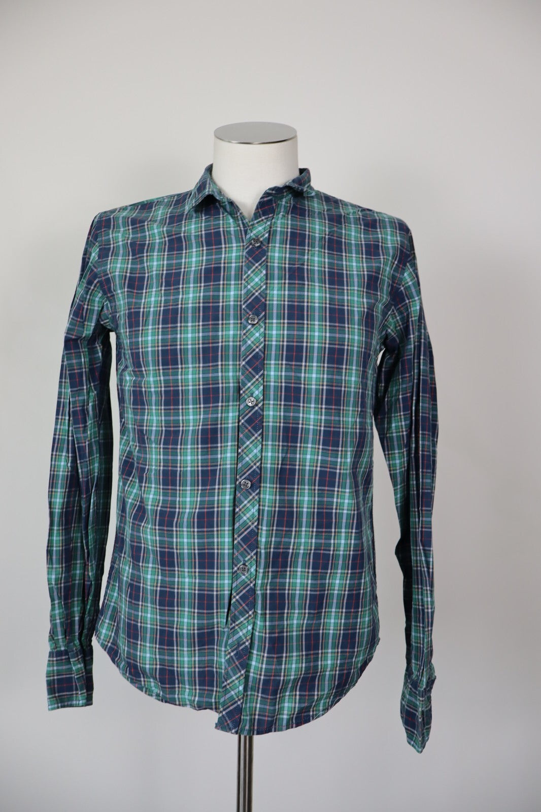 TOMMY HILFIGER CAMICIA UOMO COTONE TG. S MAN CASUAL VINTAGE COTTON SHIRT