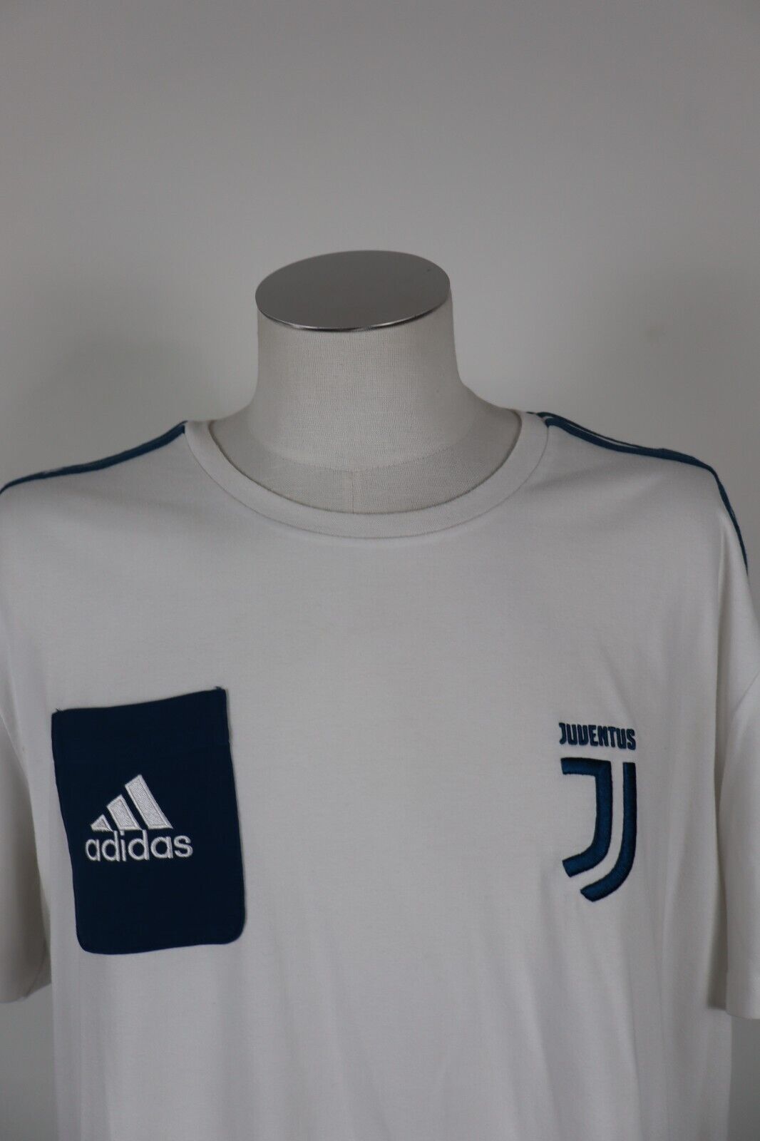 ADIDAS JUVENTUS MAGLIA UOMO TG. 2XL COTONE MAN T-SHIRT CASUAL VINTAGE CALCIO