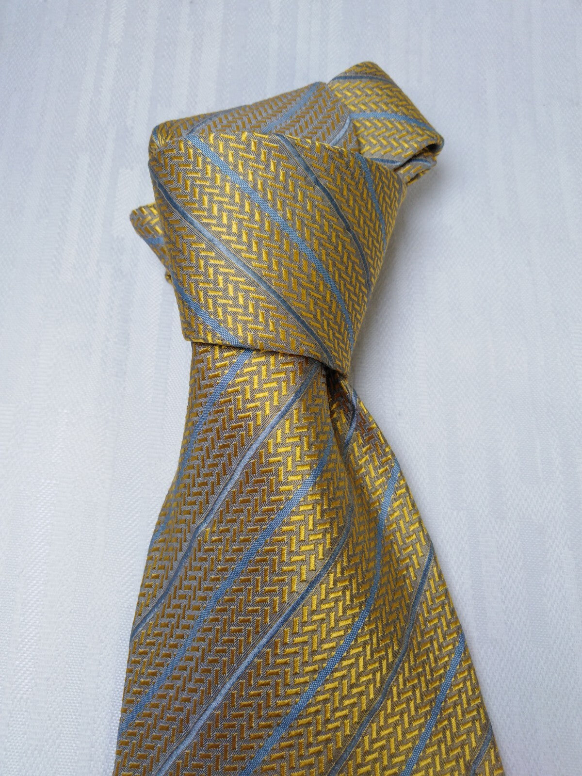 ROCCOBAROCCO 100% SILK TIE SETA CRAVATTA NECKTIE MADE IN ITALY CLASSIC