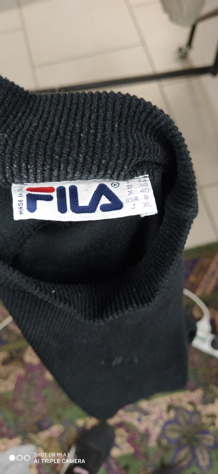 FILA MAGLIA DONNA TG. 44 WOMAN CASUAL VINTAGE T-SHIRT COTONE COTTON