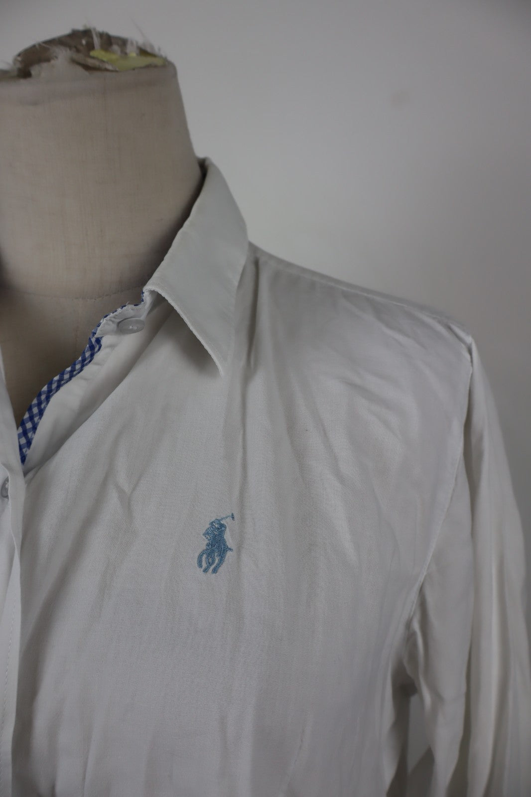 POLO RALPH LAUREN CAMICIA DONNA TG. 2XL WOMAN SHIRT CASUAL VINTAGE COTONE COTTON
