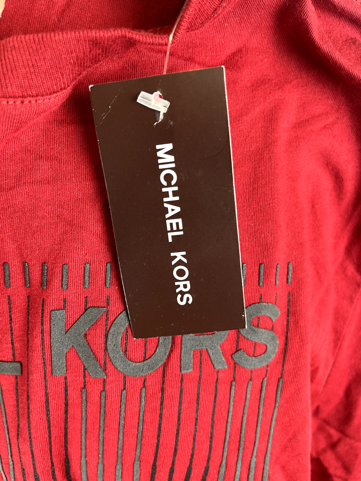 MICHAEL KORS MAGLIA UOMO COTONE COTTON TG. L MAN T-SHIRT CASUAL VINTAGE CON TAG