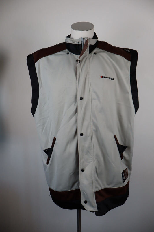 CHAMPION GIACCA SMANICATO GILET UOMO TG 2XL MAN SPORT VINTAGE CASUAL JACKET
