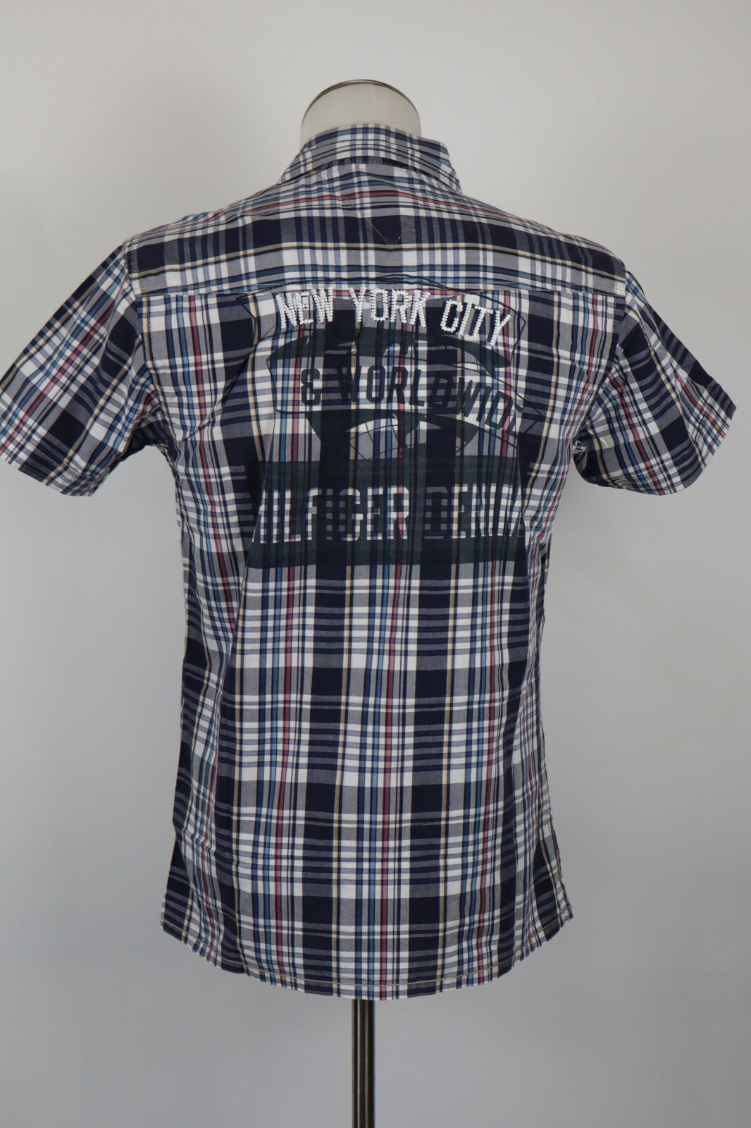 TOMMY HILFIGER CAMICIA UOMO TG S MAN CASUAL VINTAGE SHIRT COTONE SLIM FIT