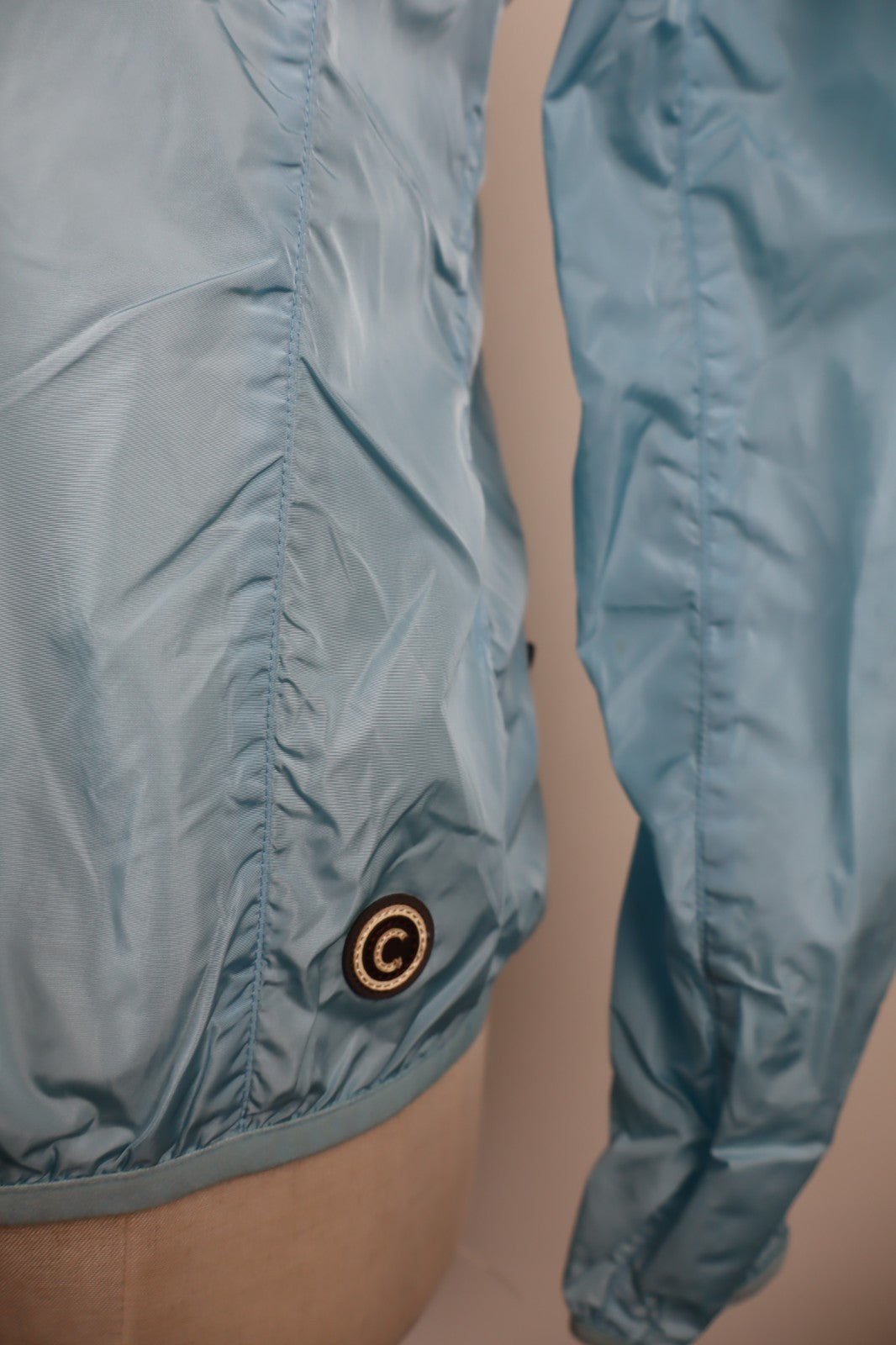 COLMAR KWAY GIUBBINO DONNA S WOMEN IMPERMEABILE CASUAL JACKET VINTAGE CELESTE