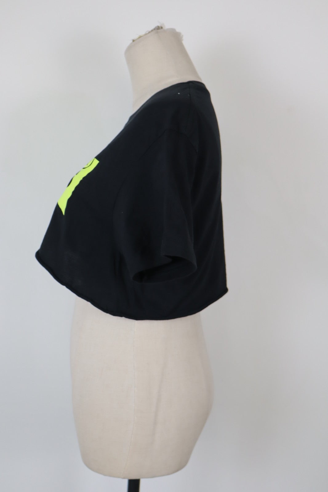 LEVI'S MAGLIA DONNA TG. S WOMAN CASUAL VINTAGE T-SHIRT CROP TOP COTONE