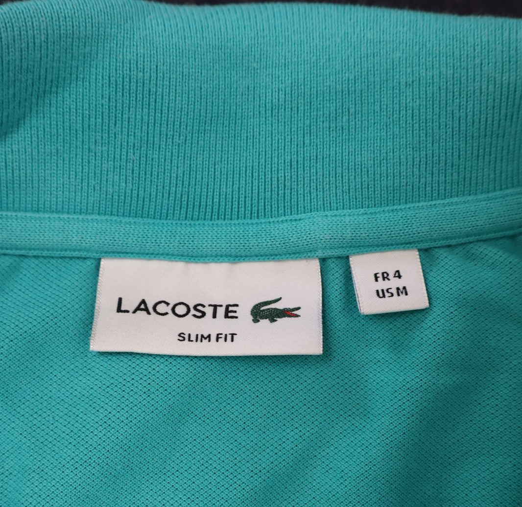 LACOSTE MAGLIA POLO UOMO COTONE TG M MAN COTTON T-SHIRT CASUAL VINTAGE LOGO