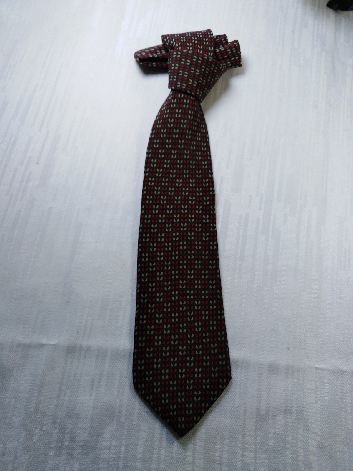 VALENTINO 100% SETA SILK TIE CRAVATTA NECKTIE MADE ITALY VINTAGE CLASSIC