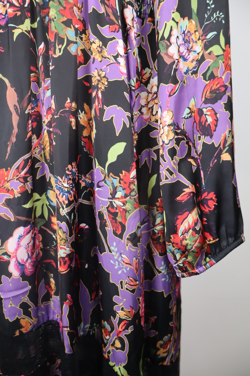 LIU JO VESTITO LUGO DONNA TG 48 WOMAN CASUAL VINTAGE DRESS ABITO MANICA LUNGA