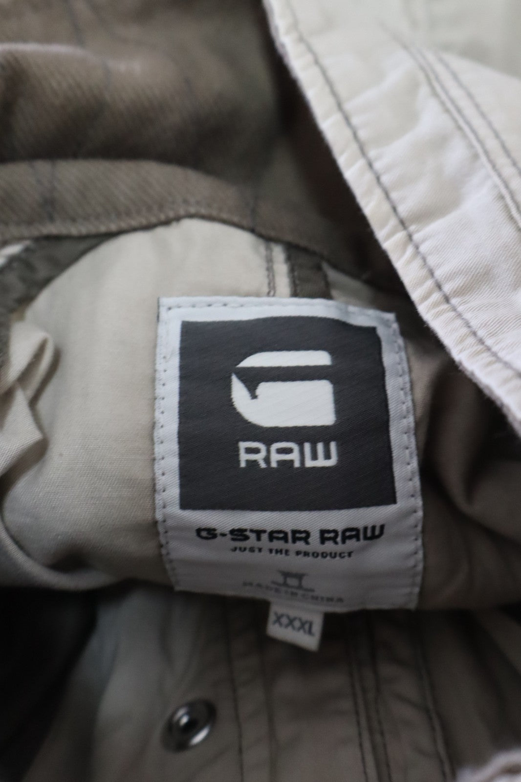 G-STAR RAW GIUBBINO LEGGERO UOMO TG 3XL MAN VINTAGE CASUAL JACKET GIACCA ZIP