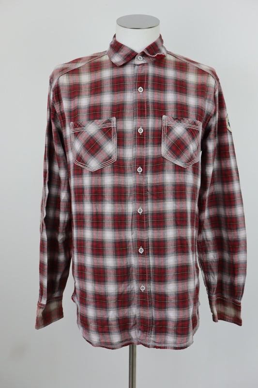 NAPAPIJRI CAMICIA UOMO TG L MAN CASUAL VINTAGE SHIRT COTONE COTTON