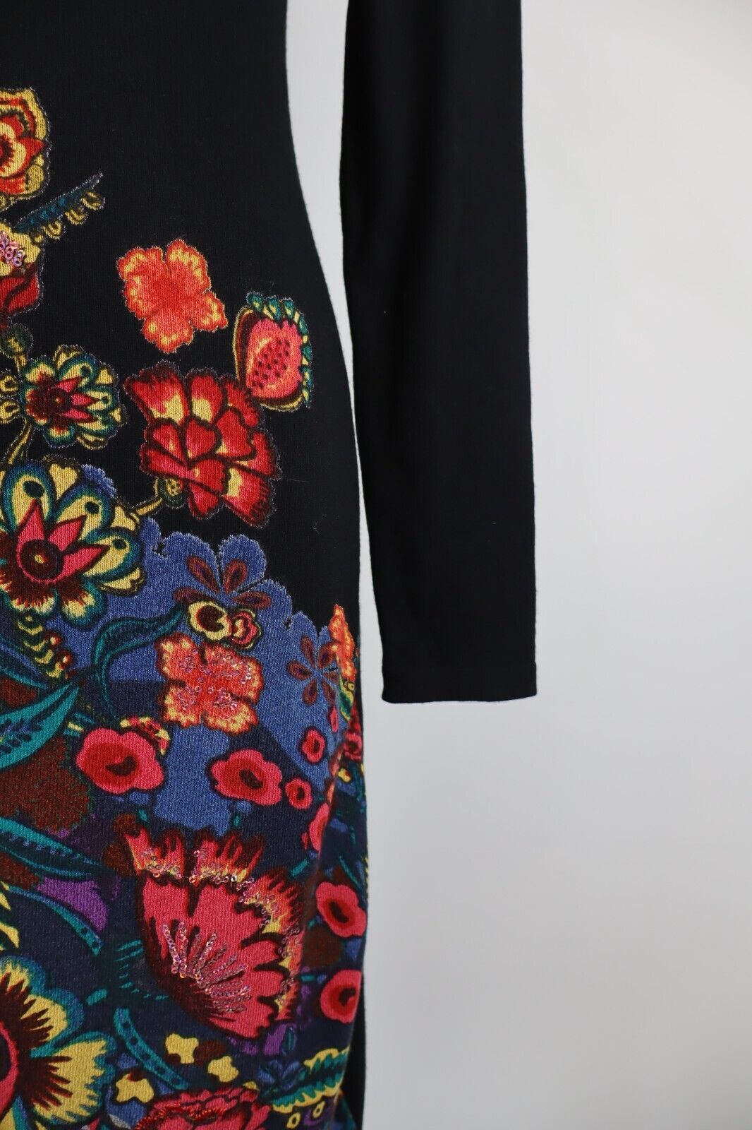 DESIGUAL VESTITO ABITO DONNA TG. L  WOMAN CASUAL VINTAGE DRESS