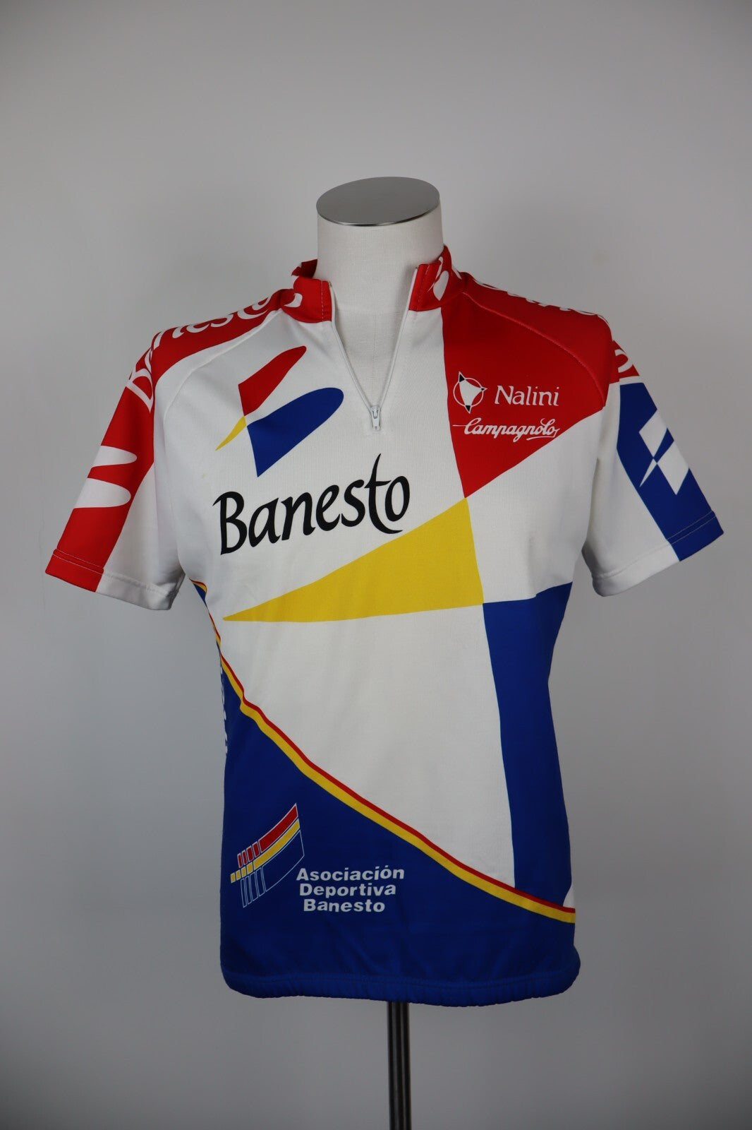 NALINI BANESTO MAGLIA CICLISMO UOMO TG. 4 MAN T-SHIRT SPORT BIKE VINTAGE
