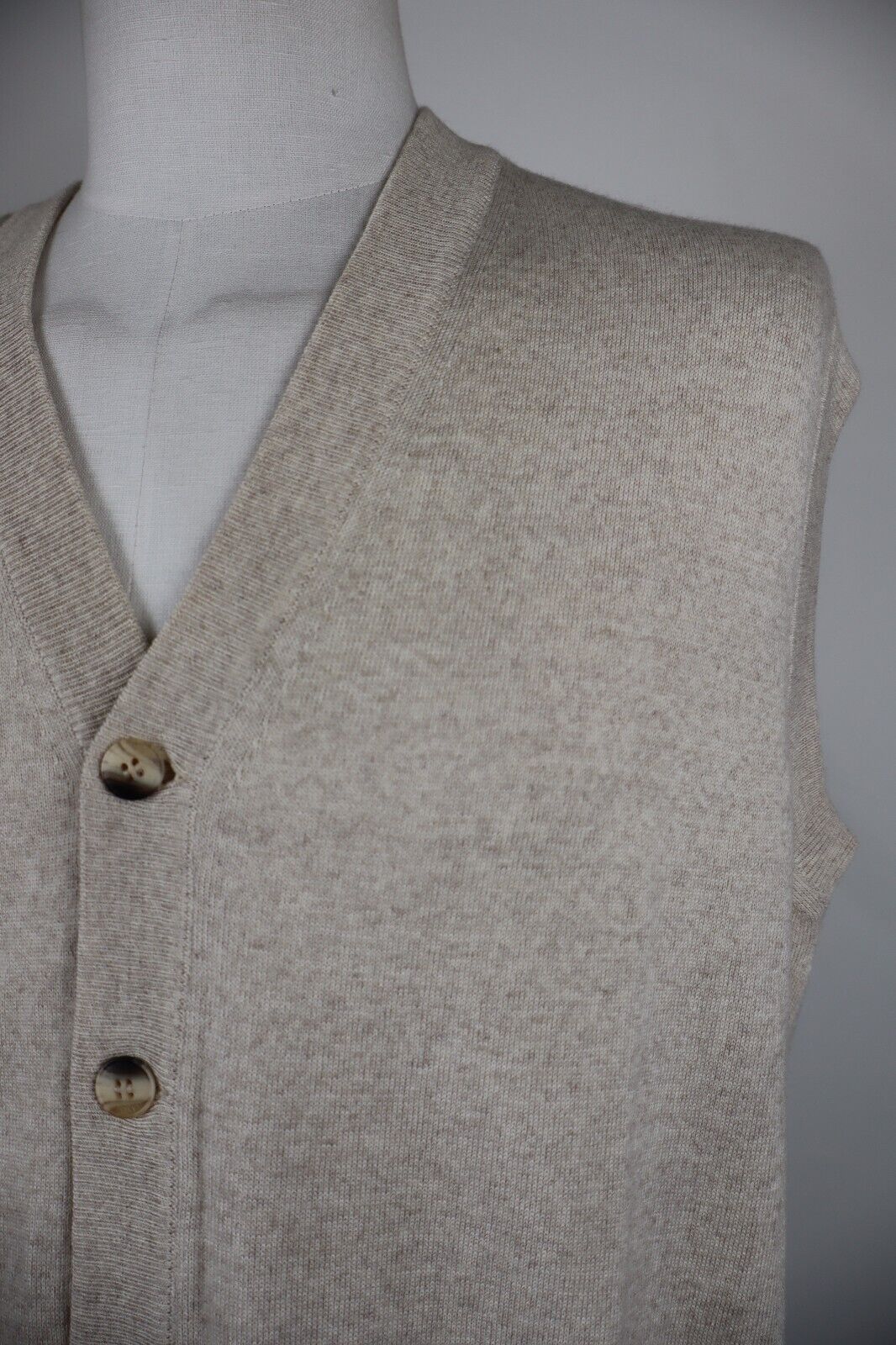 NAVIGARE MAGLIONE SMANICATO CARDIGAN LANA VINTAGE UOMO TG L MAN SWEATER CASUAL