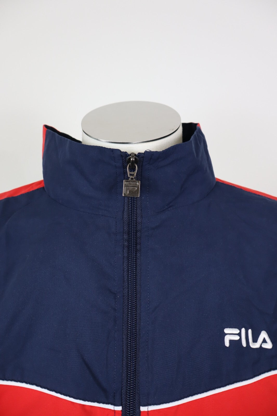 FILA GIACCA SPORT CON ZIP UOMO Tg L MAN JACKET CASUAL VINTAGE