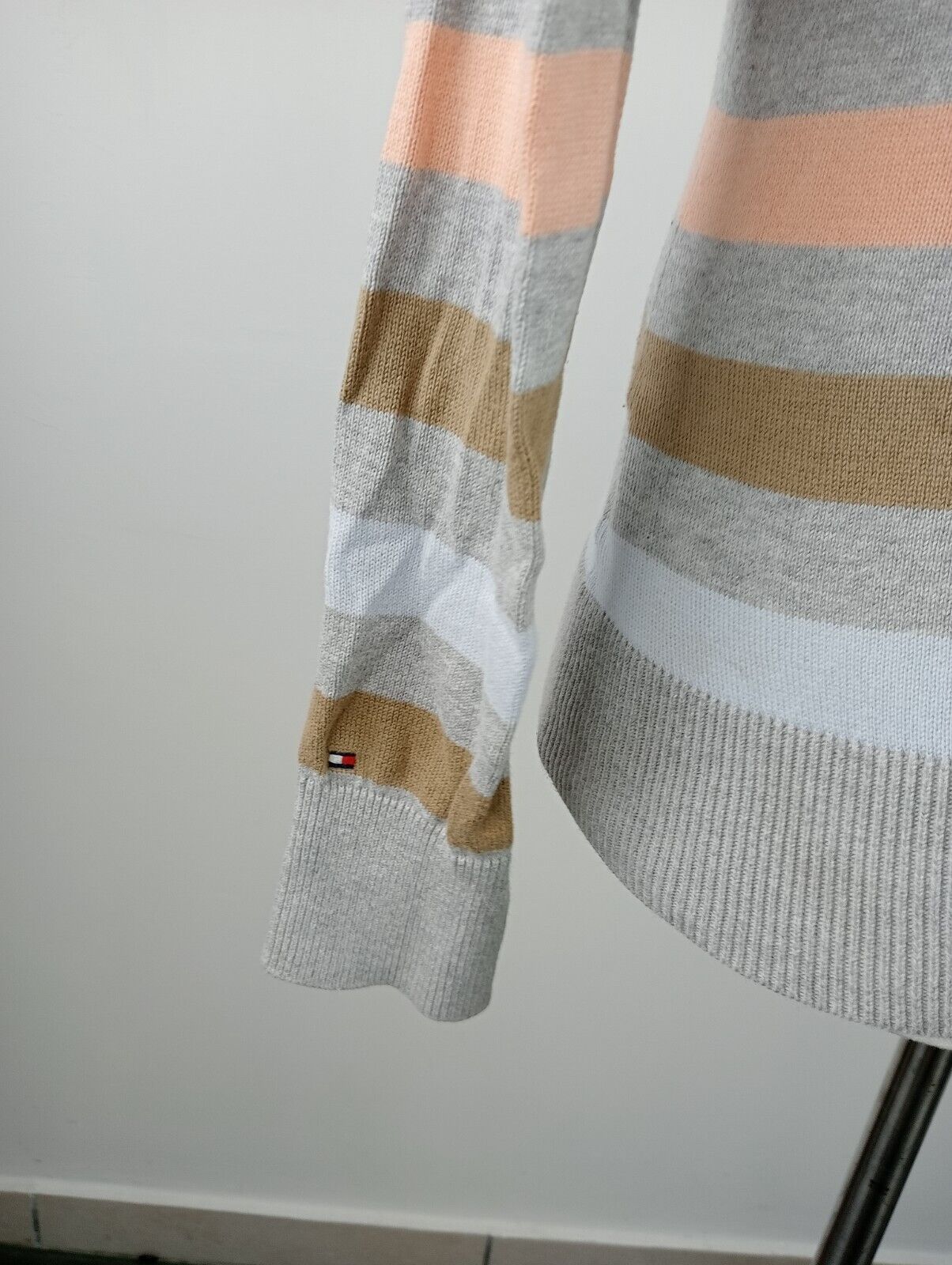 TOMMY HILFIGER MAGLIONE UOMO Tg. S MAN SWEATER CASUAL VINTAGE COTONE COTTON