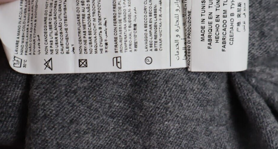 MARLBORO CLASSICS MAGLIONE SMANICATO LANA GILET UOMO Tg. L SWEATER MAN CASUAL